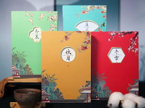 来自故宫美人创意的四季诗词手账,美到了极致 书法