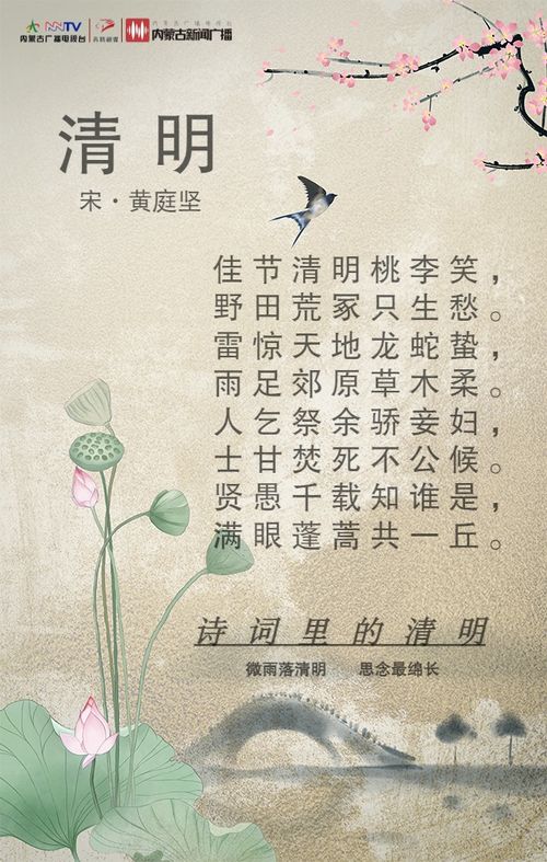 诗词里的清明 微雨落清明 思念最绵长