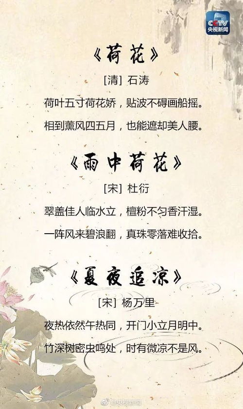 25首关于夏天的经典诗词,古诗里的夏韵