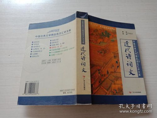 近代诗词文 中国古典文学精品选注汇评文库
