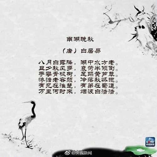 今天是二十四节气的 白露 ,看看那些诗词里都怎么写的吧 ,太有诗意了